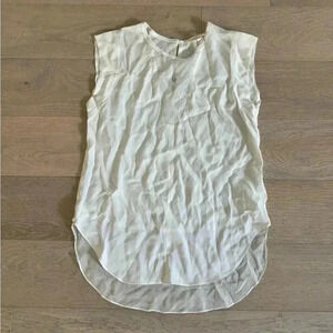 Rebecca Taylor Silk Too Cream Size 4